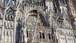 Cathédrale Notre-Dame in Rouen, France. Great details