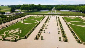 Newly restored gardens in the Château de Chambord