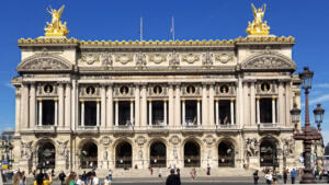 Cycling through Paris, the lovely Opera House