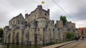 Gravensteen, castle in centre of Ghent, Belgium