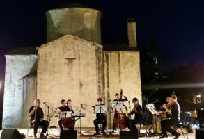 Free night concert in Nin, Croatia