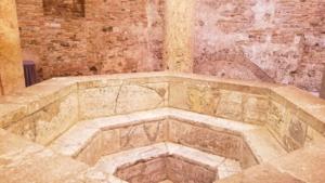 Not a Roman hot tub, a baptismal font