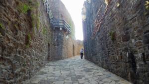Exhaustion, walking up to Gorizia Castle