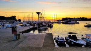 Sunset in Poreč
