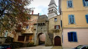 Hill top towns in Istria Croatia