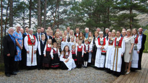 Family at Trine's confirmation