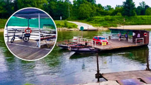 Ferry near Zagreb, Croatia