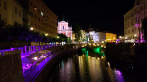 Ljubljana at night