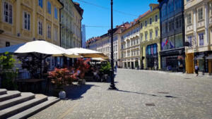 Less people than normal but still lovely city.  Ljubljana, Slovenia