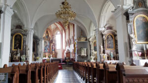 Crooked Church in Novo Mesto
