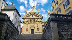 Churches all over.  Graz, Austria