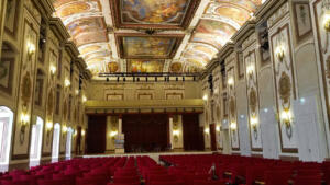 Haydnsaal one of the most beautiful and acoustically perfect concert halls of the world.  Esterhazy Palace