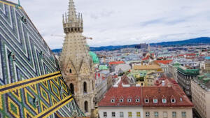 View from North tower of St. Stephen's Cathedral, Vienna