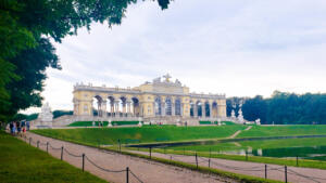 Sunday brunch at the Gloriette, built in  1775 on a hill at Schönbrunn Palace