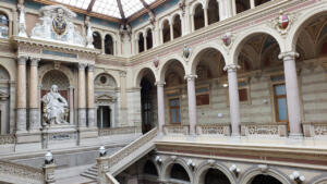 The Palace of Justice. Gorgeous building with a Cafe and great view at the top.