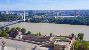 UFO tower from Bratislava Castle