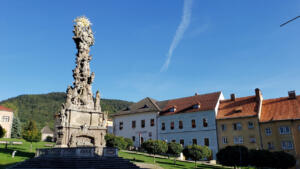Plague Column in Kremnica, Slovakia built in the 1700s