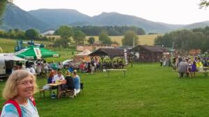 Park attached to campground in rural Slovakia