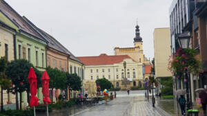 Trnava SK in the rain