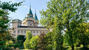 Beautiful looking castle in Bojnice, Slovakia