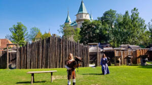 Show at gorgeous Bojnice castle