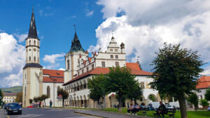 Nice rooflines in Levoca, Slovakia