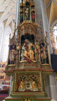 Great art work and sculptures in St. Elizabeth's Cathedral, Košice, SK
