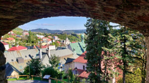 Banská Štiavnica SK created by collapse of ancient volcano