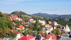 Banská Štiavnica SK created by collapse of ancient volcano