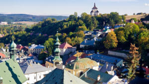 Banská Štiavnica SK created by collapse of ancient volcano