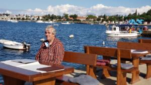 Lunch in Umag, Croatia in October