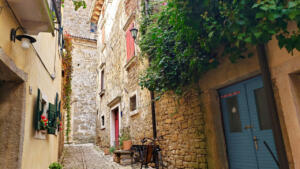 Great hill top village of Grožnjan, Croatia