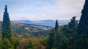 View from Labin on the east coast of Istria