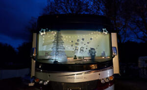 Christmas in our RV during lockdown in Funtana, Croatia