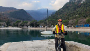 Start of ride in Opatije, Croatia up 900m into the Ucka Mountains.