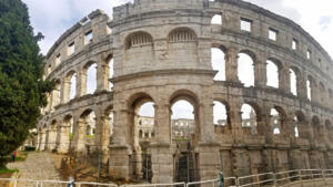 Roman amphitheatre in Pula, Croatia