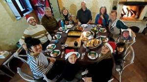 Captive group enjoying Christmas together