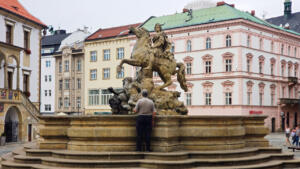 Olomouc's Upper Square, CZ