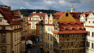 Just leaving Old Town Square in Prague