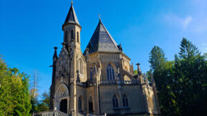 Beautiful church.  The Tomb of the House of Schwarzenberg in Třeboň, CZ