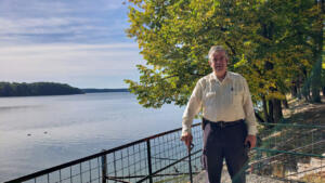 Mike at a "fish pond" in Třeboň, CZ