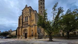Mike liked the bell (?) tower on this church in Uzes, France