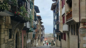 Hondarribia small town on Spanish border next to France