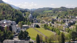 Lourdes Sanctuary from the Château fort
