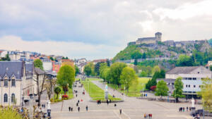 Château fort de Lourdes from the Sanctuary
