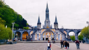 Basilica in Lourdes Sanctuary