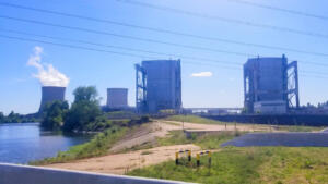 Nuclear station seen cycling in Blois area