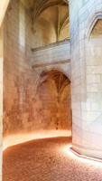 Spiral hall for horses in the Château Royal d'Amboise