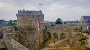 Ramparts in Dinan, France