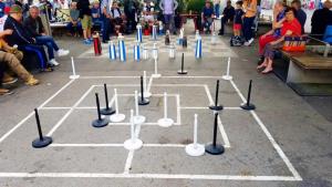 New game for us in front, chess in back - Bern, Switzerland